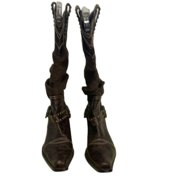 J Renee Shoes - J Renee Montana Women’s Brown Slouch Boots Size 61/2